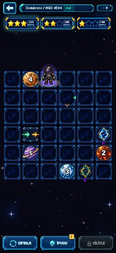 Gezgezen – A puzzle with portals and one-way cells